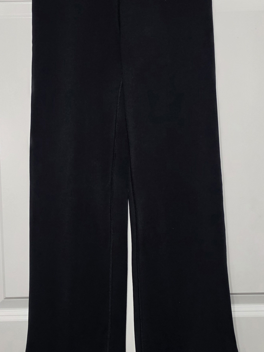 Balance Collection Womens Black Flare Leg Split Ankle Yoga Pants Size:M